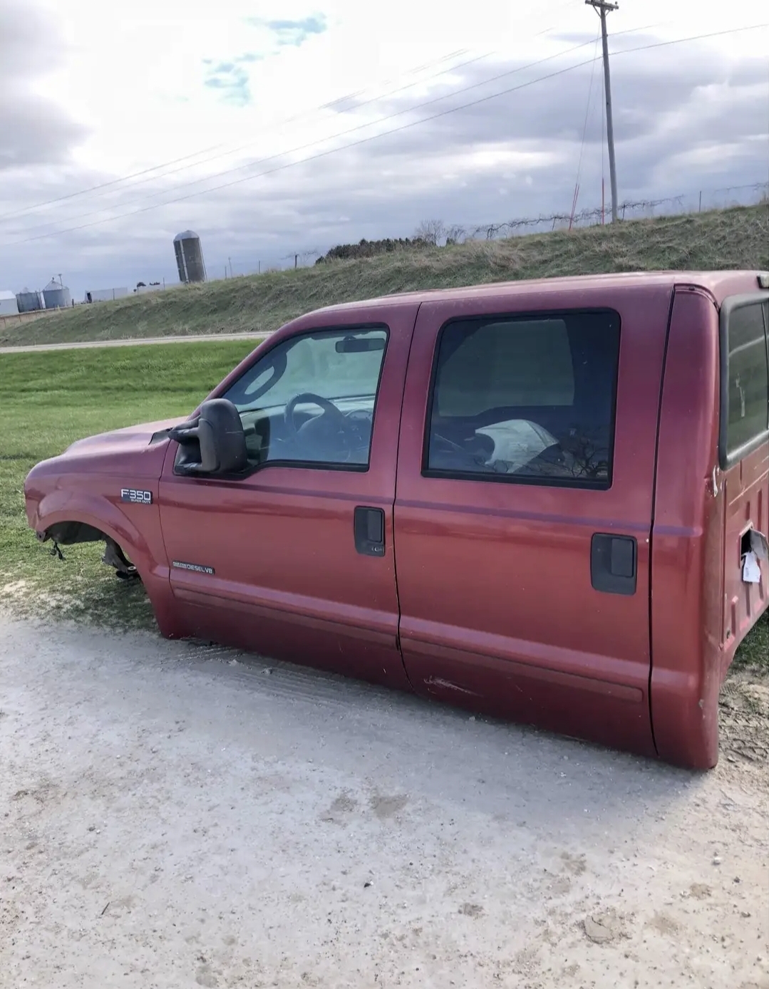 99-07 ford super duty crew cab rust free cab - Image 3
